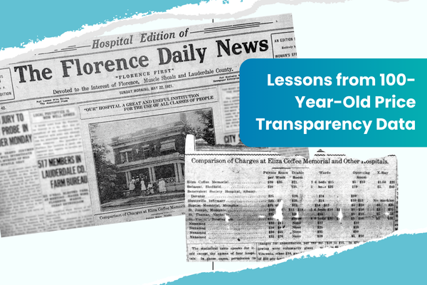 What hospitals in this nation can learn from Price transparency data published 100 years ago?