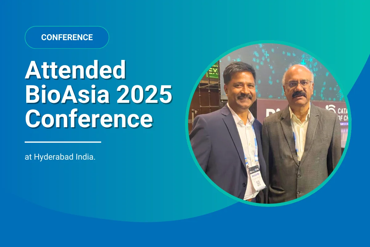 Dr. Chandra Bondugula Attended BioAsia 2025 Conference.