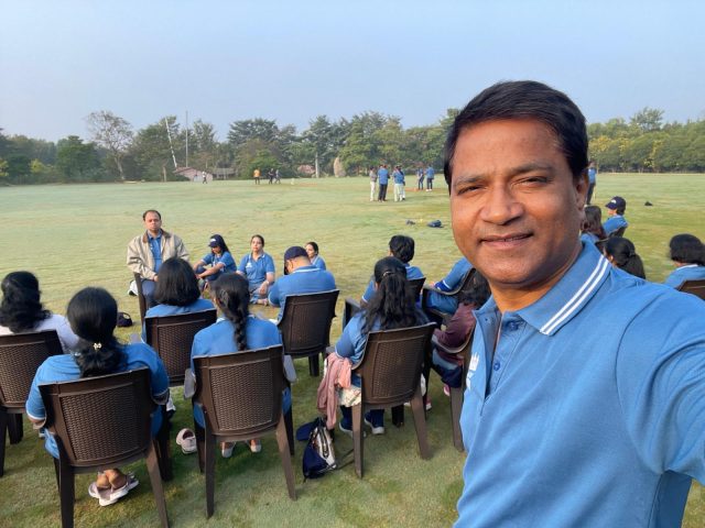 cricket selfie